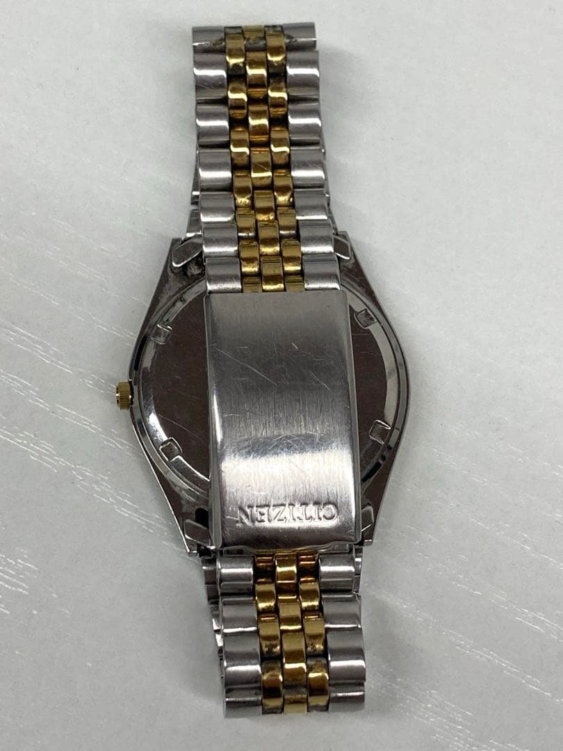 CITIZEN QUARTZ 6100-K09311 Gold Silver