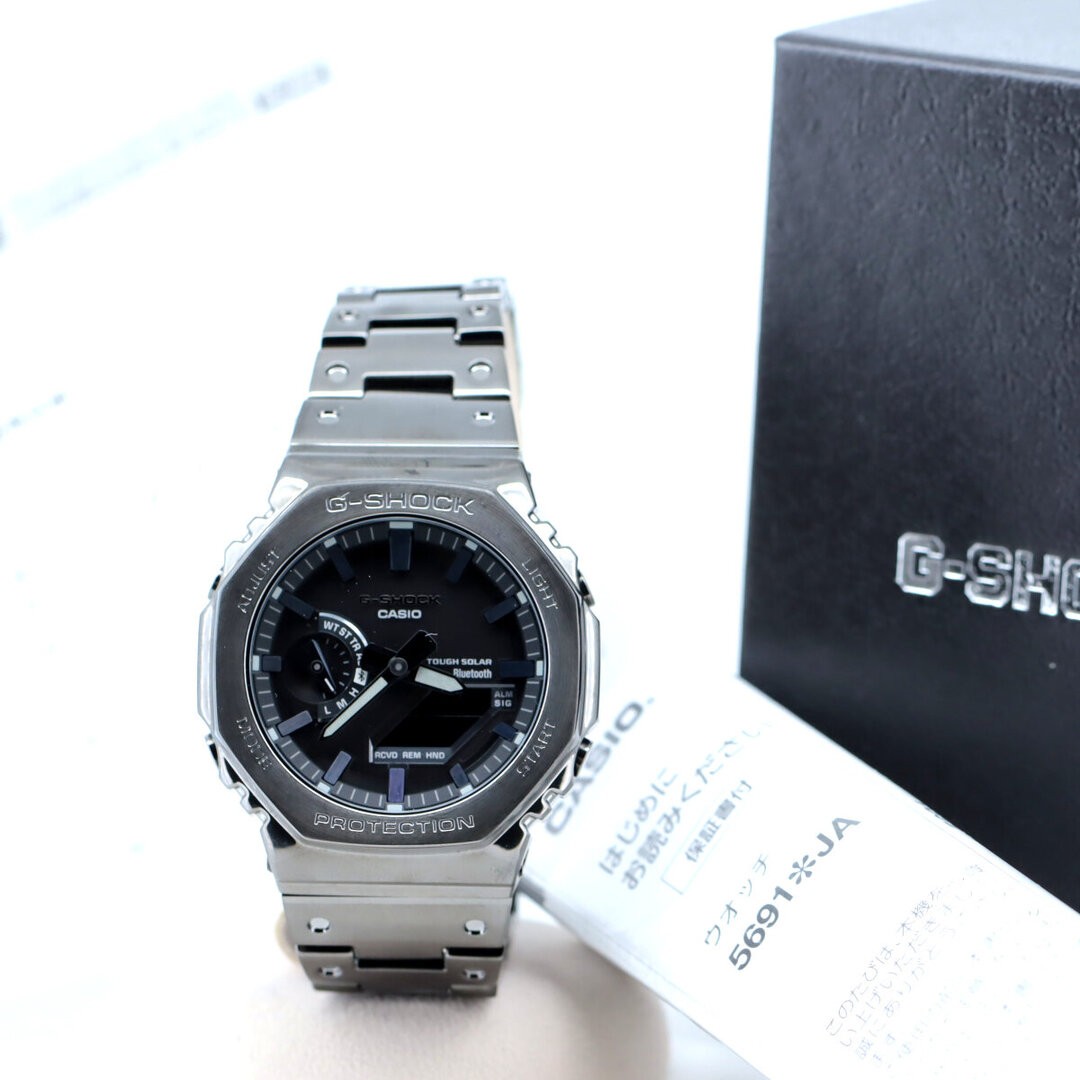 No noticeable scratches or dirt CASIO G-Shock GM B2100 1AJF Men s Wristwatch Sma