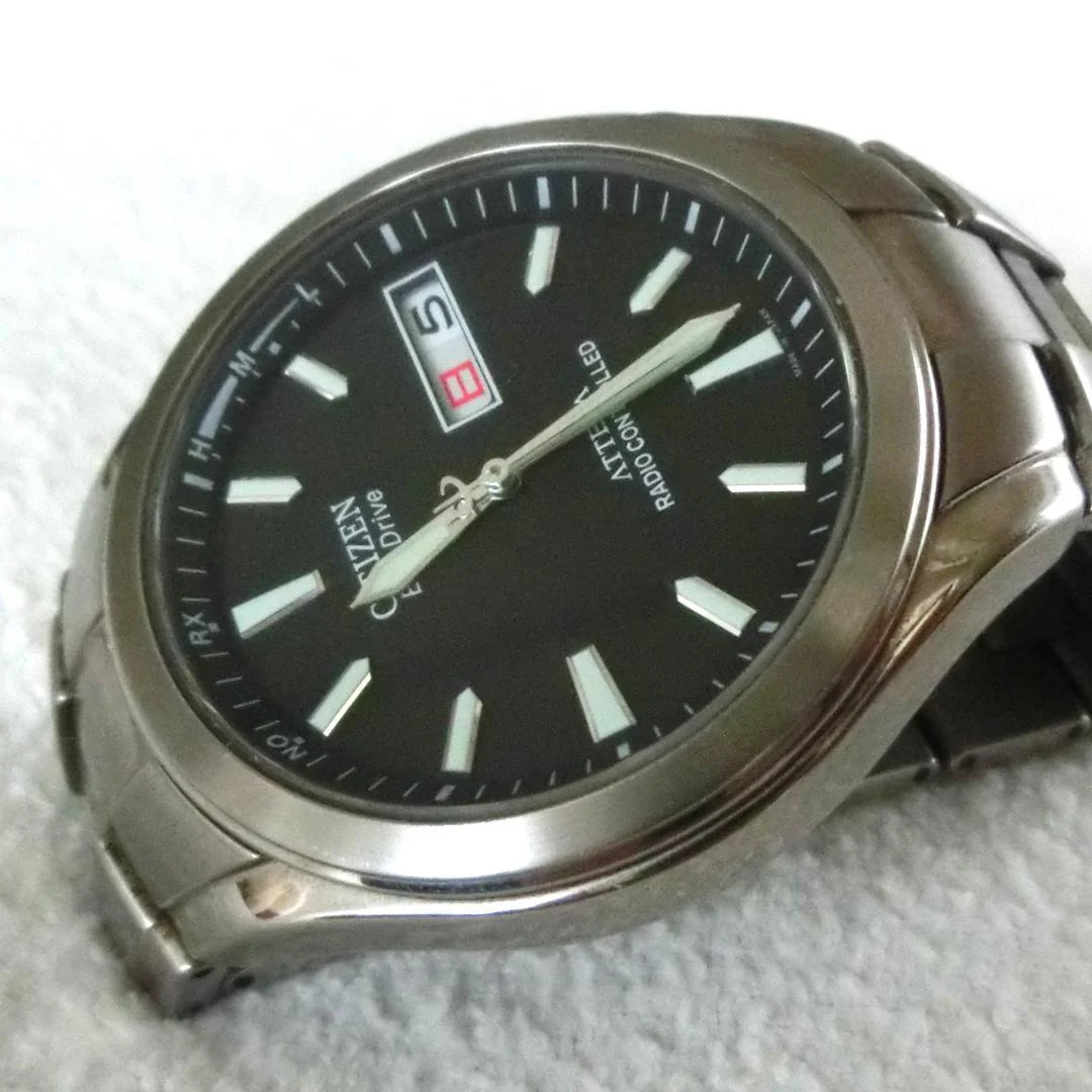 CITIZEN ATTESA ATD53-2792 Eco-Drive Radio Titanium 38mm