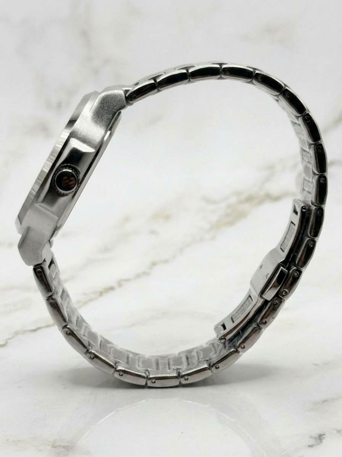 Men’s Analog Quartz Silver Watch Luminous Display Stainless Wristwatch Poedagar