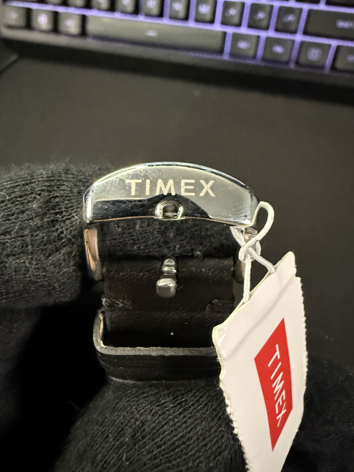 Timex The Waterbury TW2W14700 Genuine Leather Black Men’s Watch