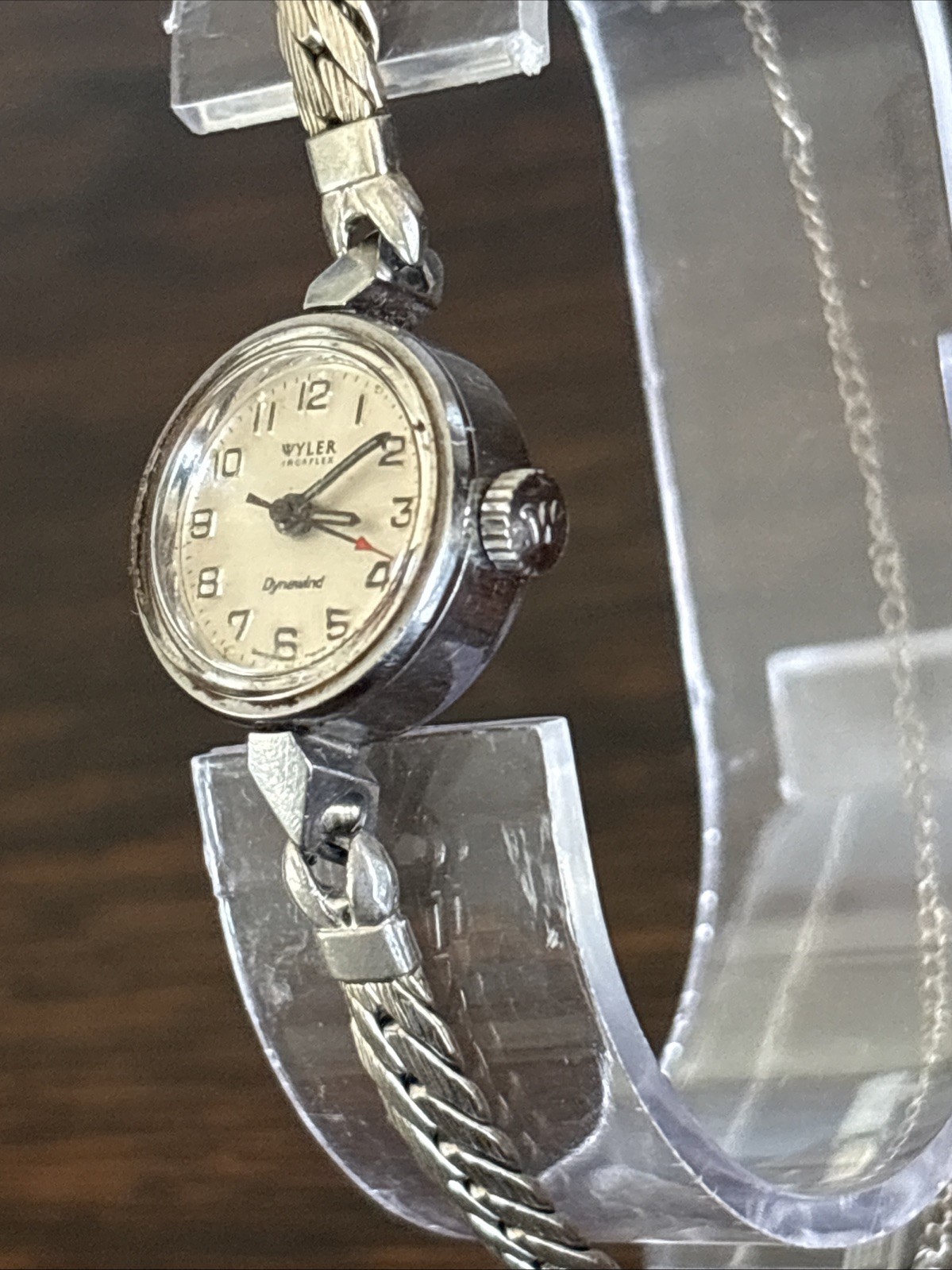 Vintage Ernest Borel Gold Plated 20 Micron Ladies Cuff Watch 1960s & Wyler Bonus