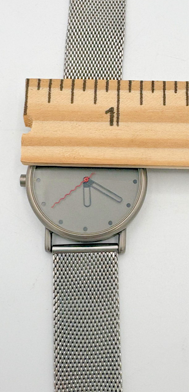 Boccia Titanium Gray Dial Men’s Watch Milanese Mesh Bracelet Date Quartz New Bat