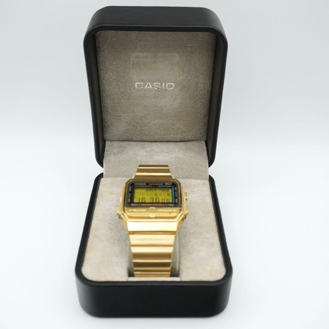 CASIO DataBank150 DB 1500 Data Bank Vintage CASIO Digital Gold