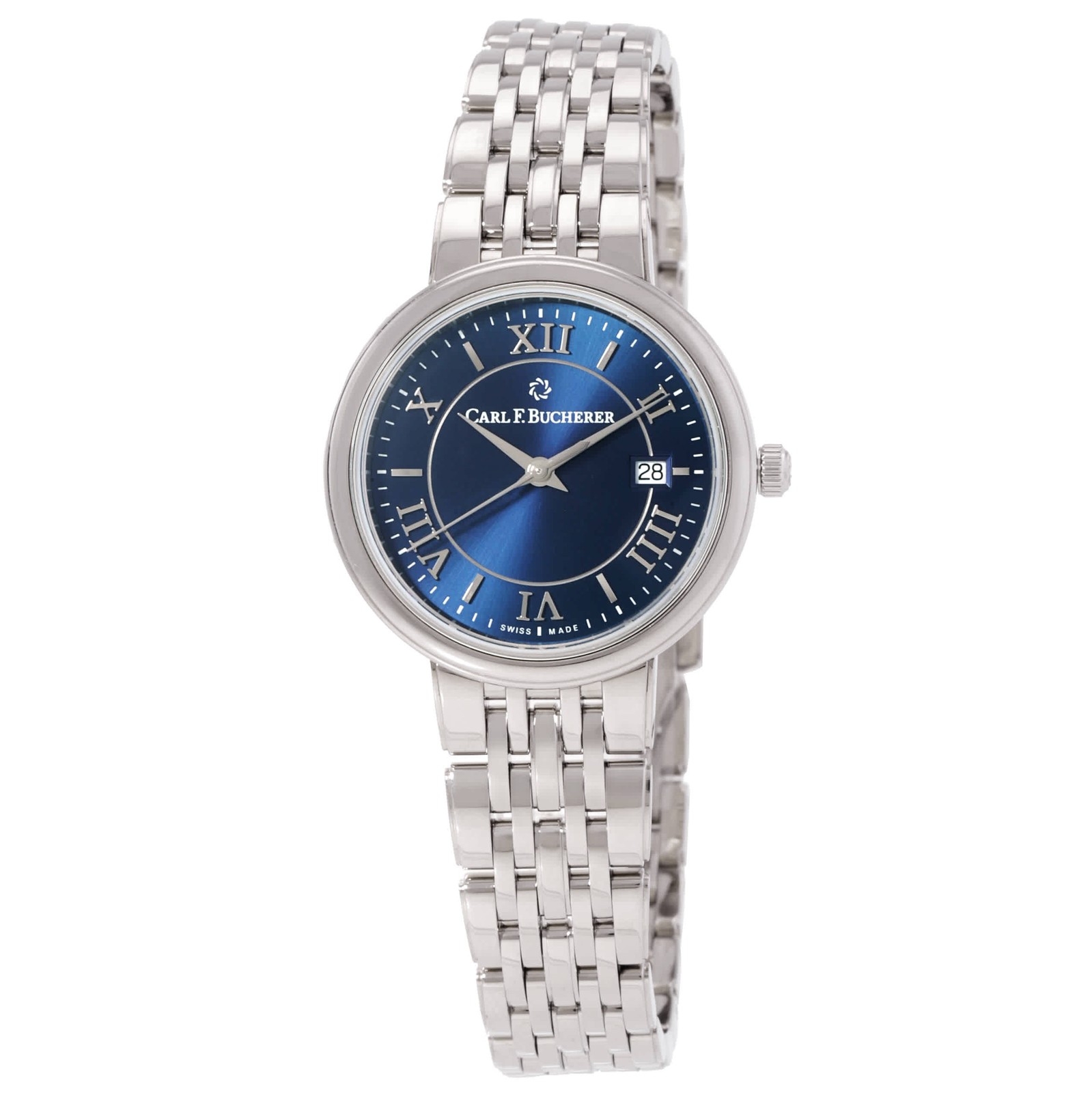 Carl F. Bucherer Adamavi Quartz Blue Dial Ladies Watch 00.10315.08.55.21