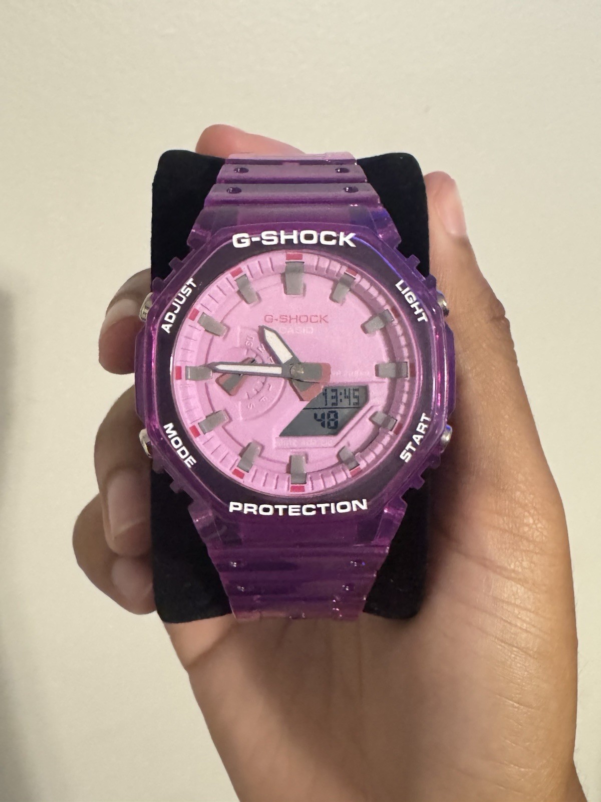 🌟 G-SHOCK GA-2100 – PURPLE TRANSPARENT 💜