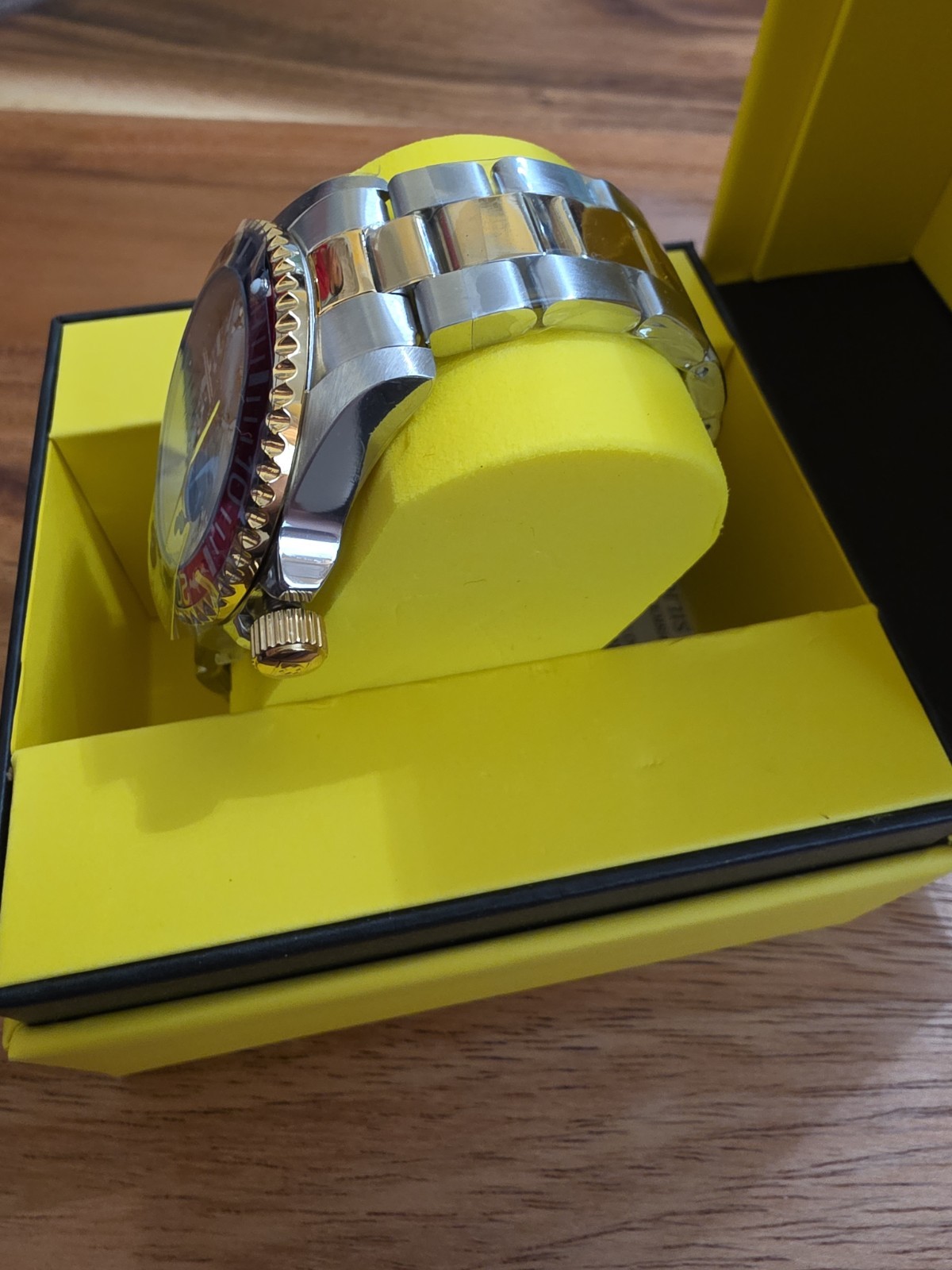 New Invicta Pro Diver Men’s Watch 43mm Gold Steel 44710 Two Tone Quartz