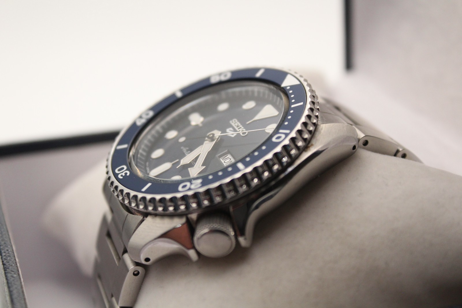 Seiko 5 Sports SRPD51 Automatic Blue Dial 4R36 | Original Bracelet | Excellent