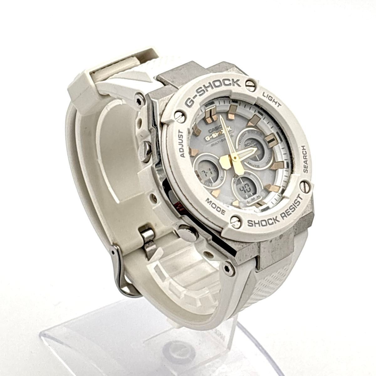 CASIO G SHOCK G STEEL GST W300 7AJF radio solar multi band 6 with box and manual