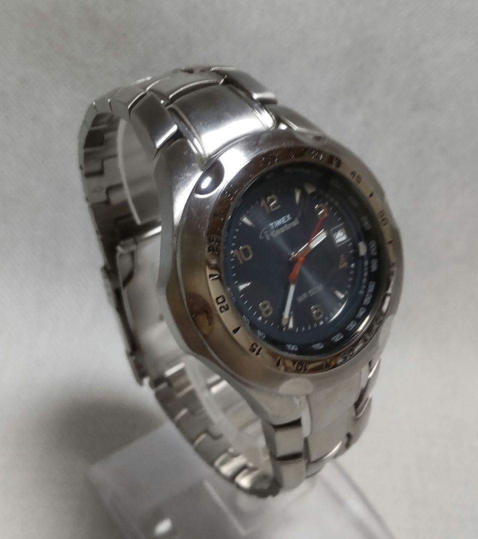 Timex Quartz Mens Wristwatch 41mm Silver Color Wrist 20.5cm/8.1in