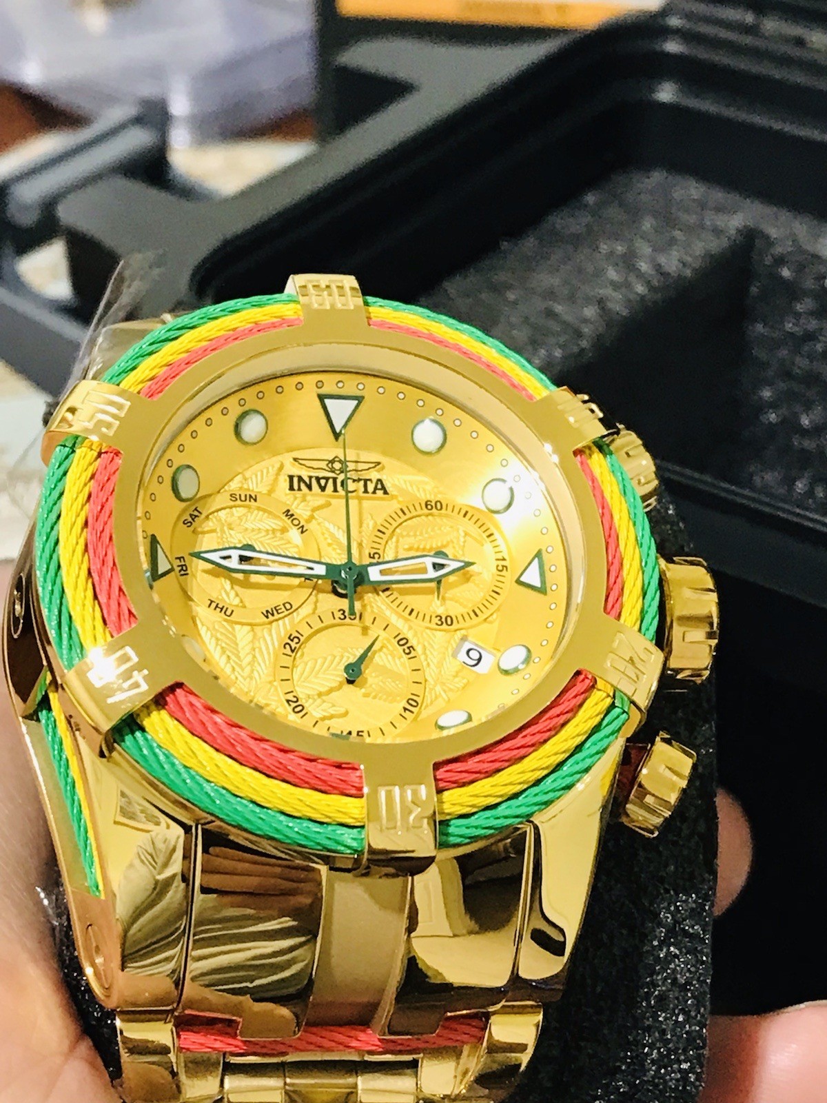 Invicta Bolt Zeus Limited Edition ￼Watch All ￼Gold In Stainless Steel ￼58mm