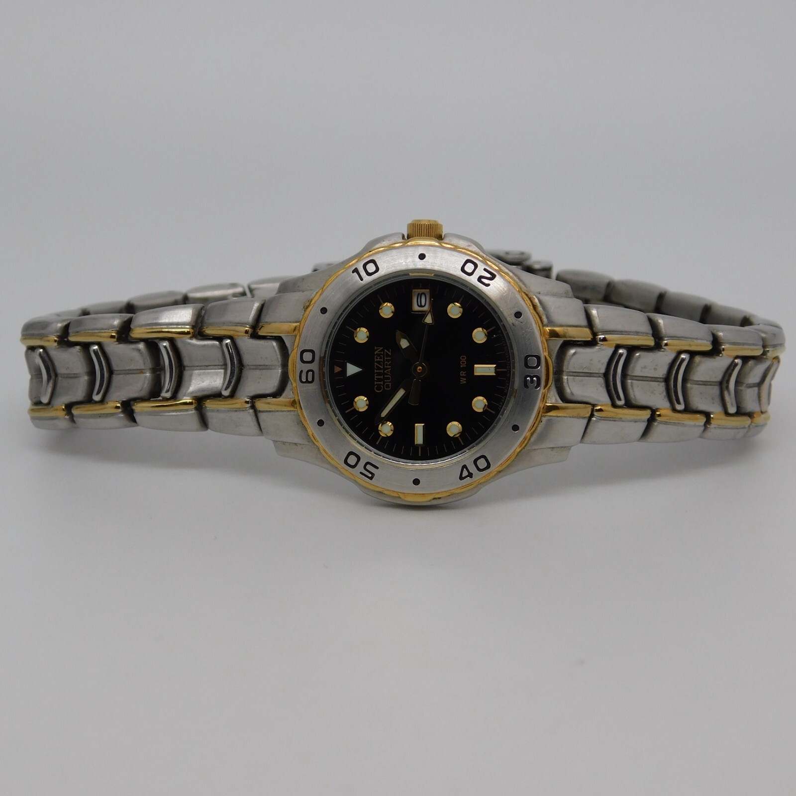 CITIZEN 1012-S003555 Two-Tone Quartz Analog Women’s Watch Sz. 7 1/2″ New Battery