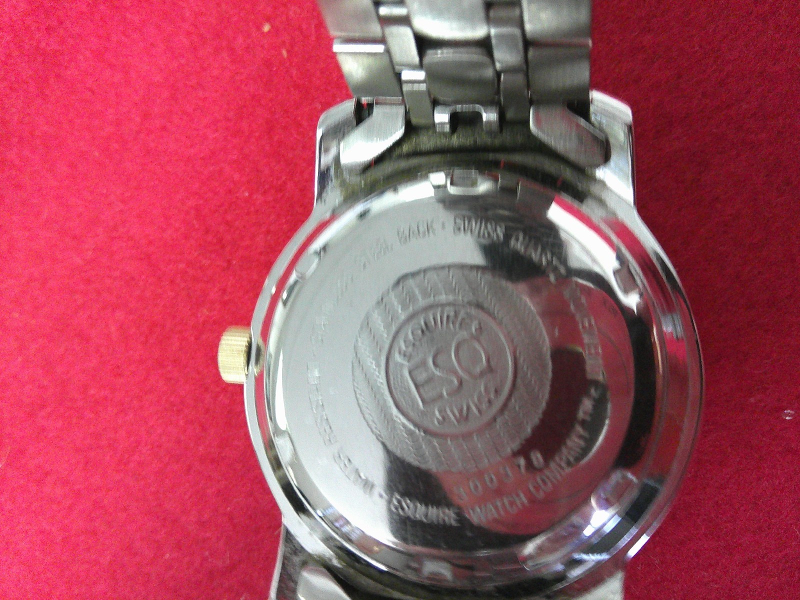 ESQ TWO TONE MENS WATCH