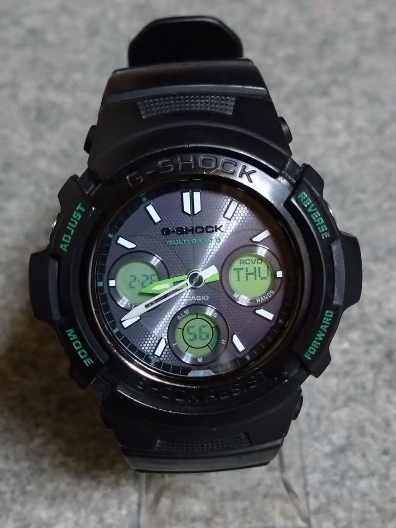 CASIO G-SHOCK Tough Solar AWG-M100F-1CJR Fire Package 2015 Model Black Green