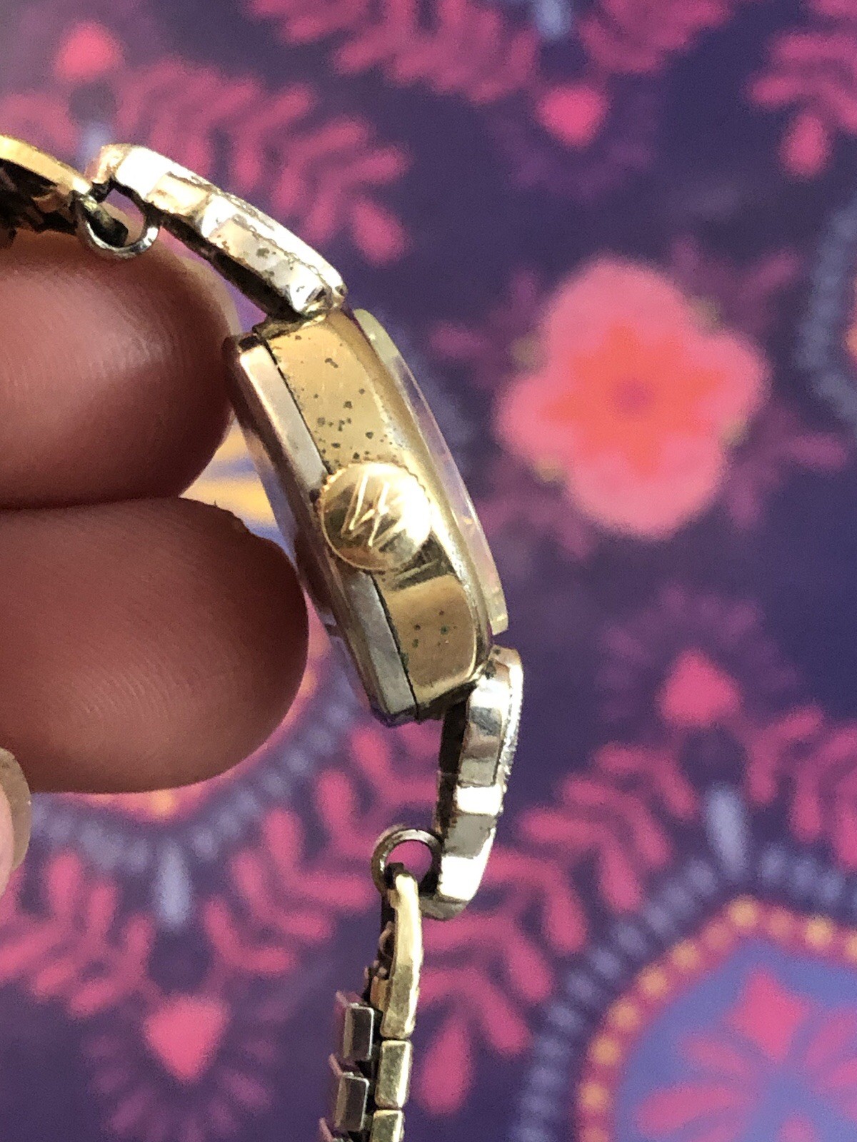 Vintage Waltham 17 Jewels Ladies Cocktail Watch Speidel Band