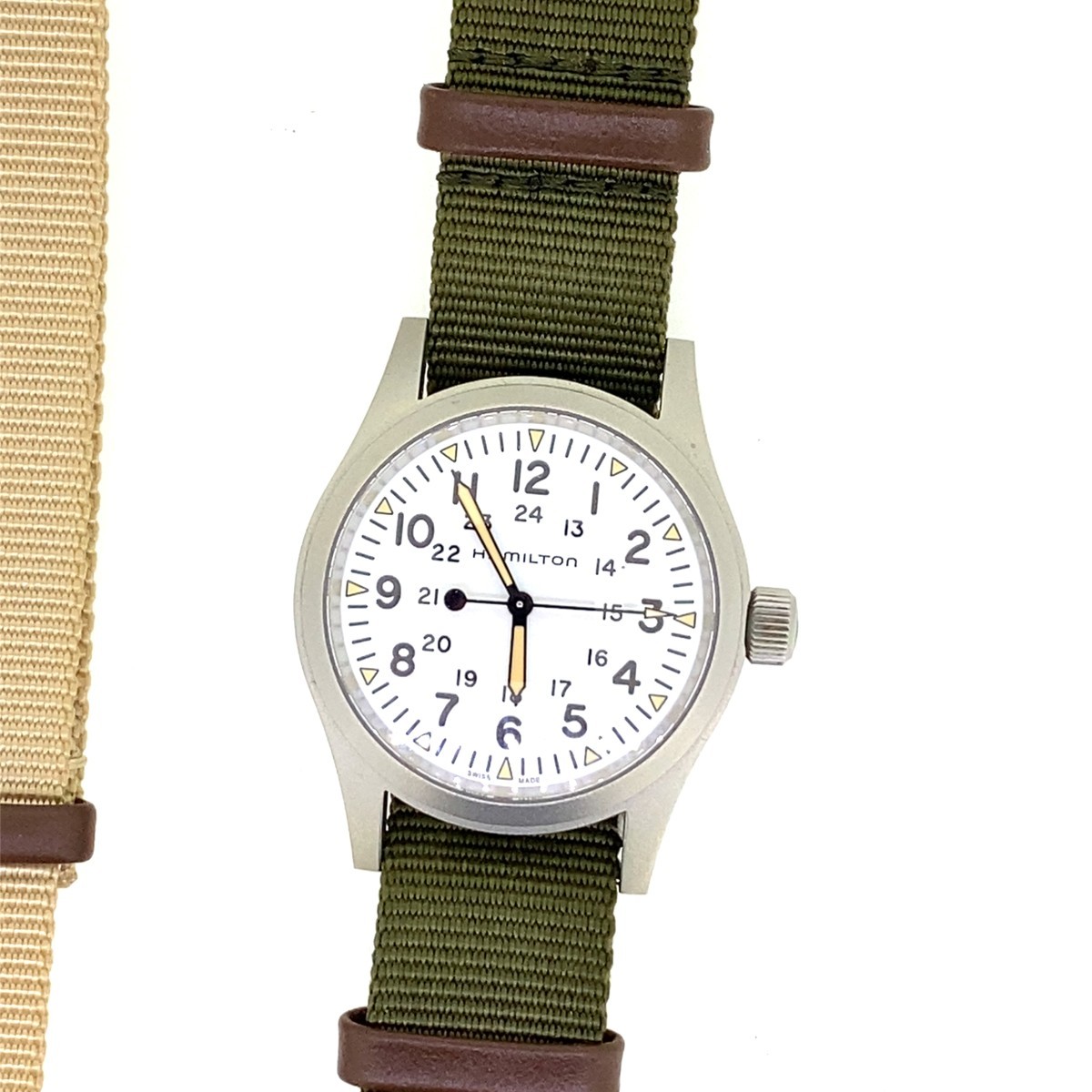 Hamilton Khaki Field Mechanical White Dial Men’s Watch H69439411 (C31030010)