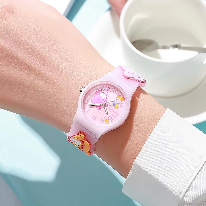 Girls Wrist watches with Anime Figures with Box
