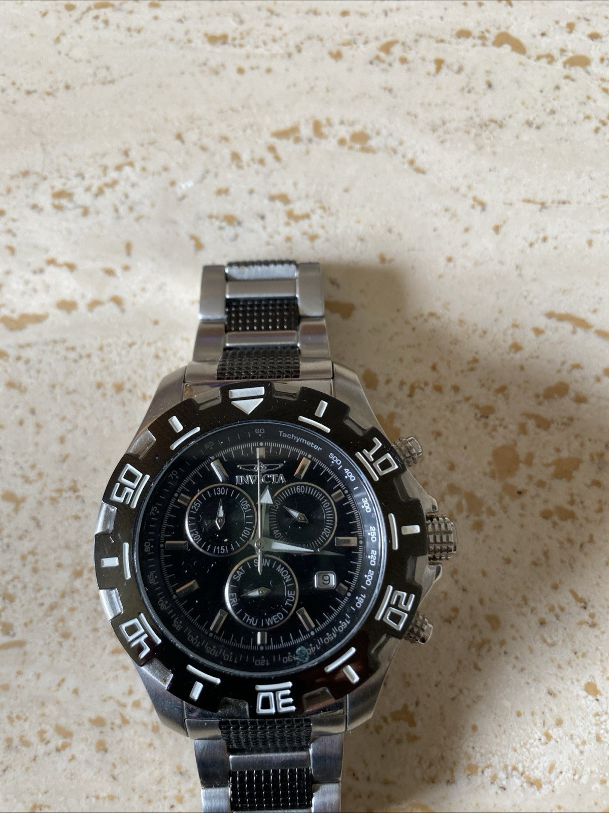 INVICTA SPECIALTY 100M water R Tritnite Flame-Fusion Cristal Model # 6407