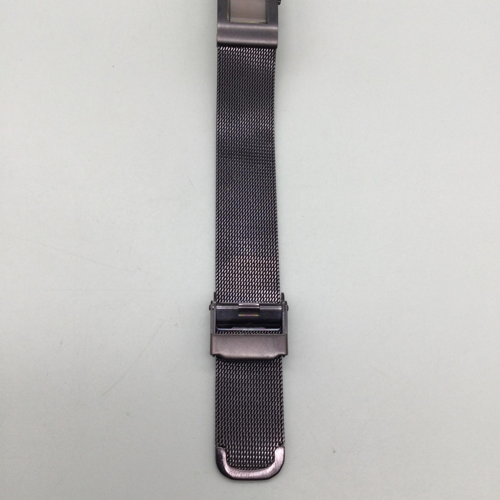 Bering Womens Watch 17mm Brown Mesh Bracelet Diamond Sapphire New Battery