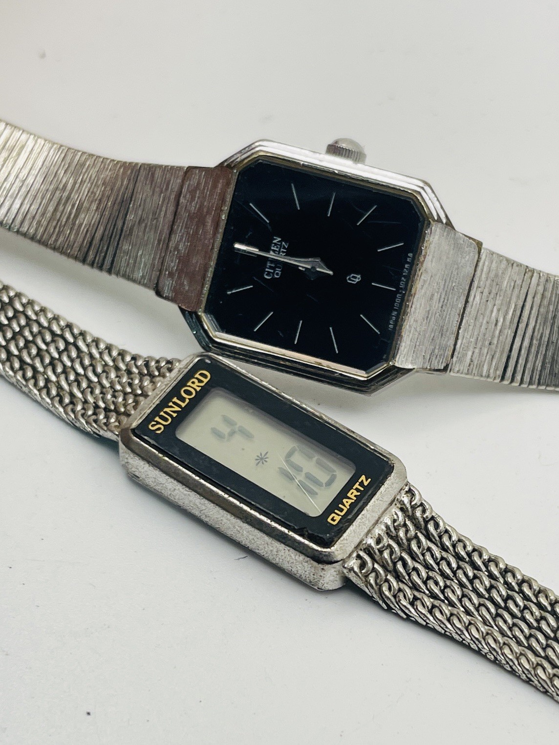 Vintage Lot 8 Mechanical Seiko Citizen Swiss watches