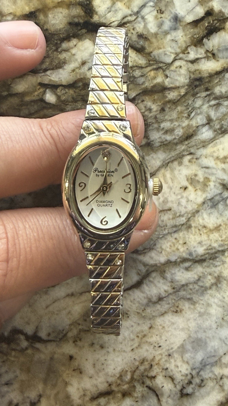 Women’s, Gold, Tone, &, Silver, Tone, Precision, Bengal, Watch