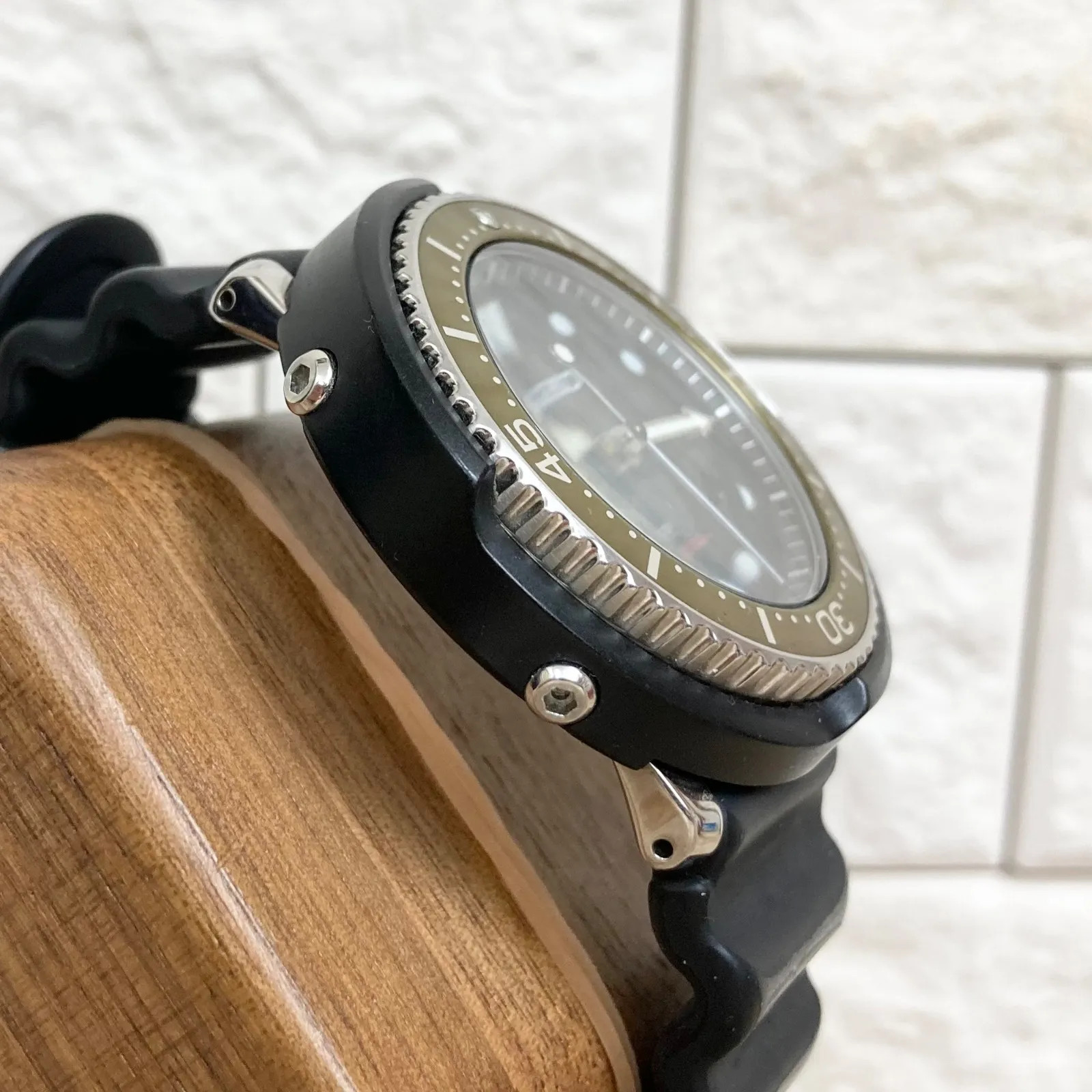 Seiko Prospex Lowercase Limited Edition STBR017 Olive Green Red JOURNAL Solar