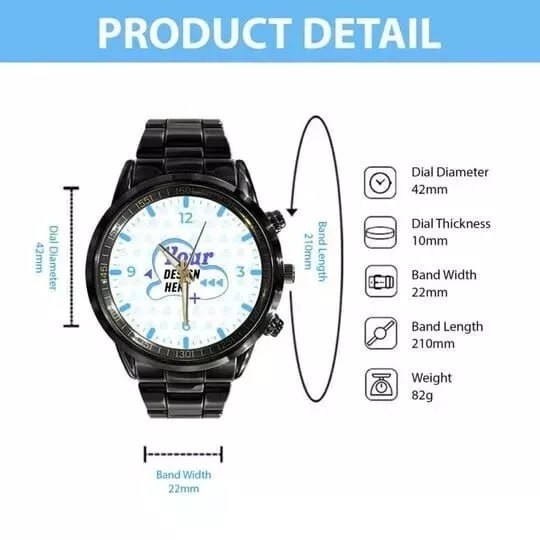 $pain National Team 2026 Champions Black Stainless Steel Watch