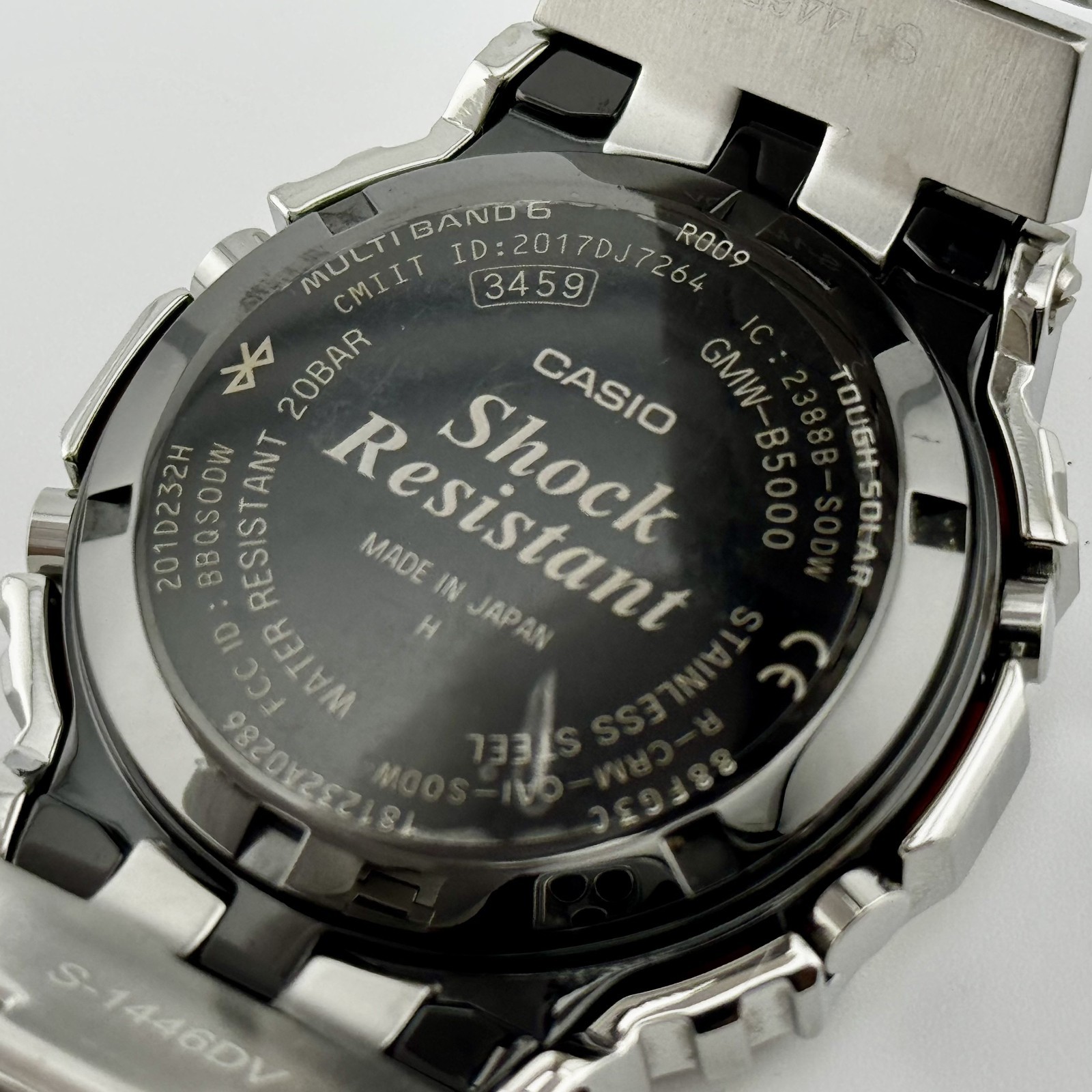 CASIO G-SHOCK GMW-B5000D-1JF Full Metal Bluetooth Solar Quartz Digital Watch