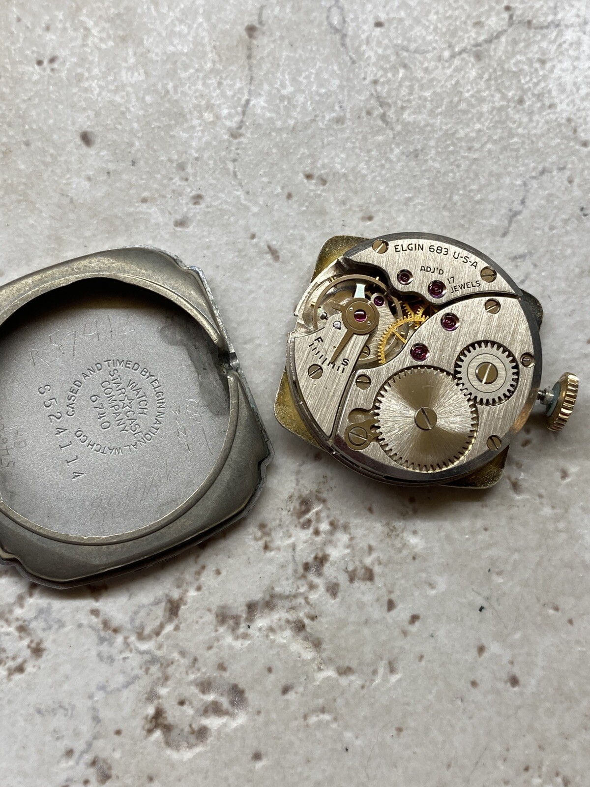 ELGIN 8/0 17J MODEL 683