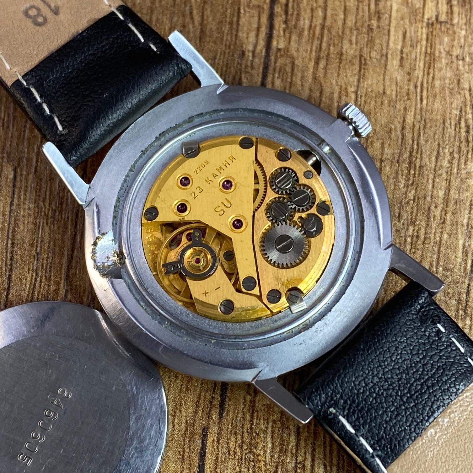 RARE! Vintage Luch First flight Moscow-USA 1937 mechanical Soviet Era mens watch