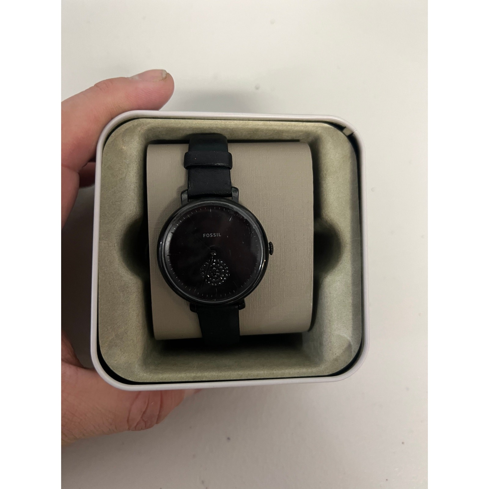 Fossil ES4490 Jacqueline Analog Black Dial Watch