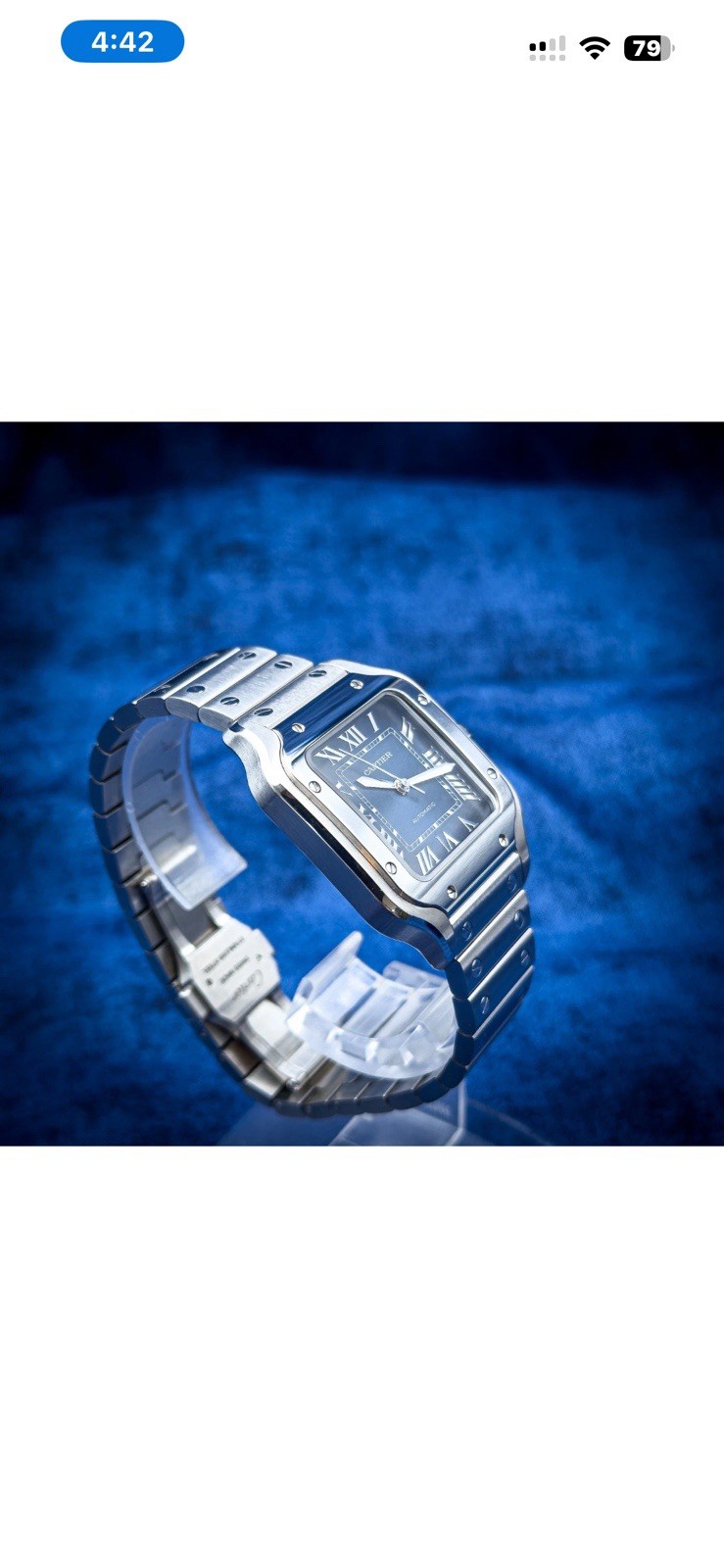 Cartier Santos de Cartier WSSA0063 Medium Blue Dial 2024