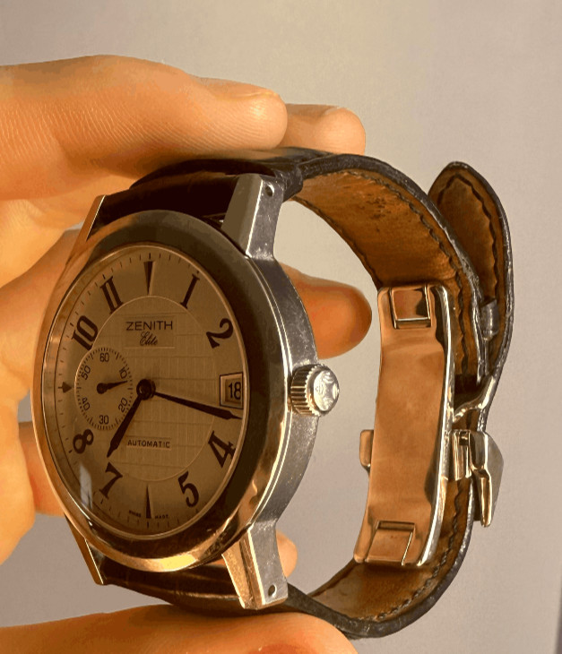 AUTHENTIC ZENITH PORT ROYAL V ELITE AUTOMATIC 01/02.0451.680 ZENITH 20-495 STRAP