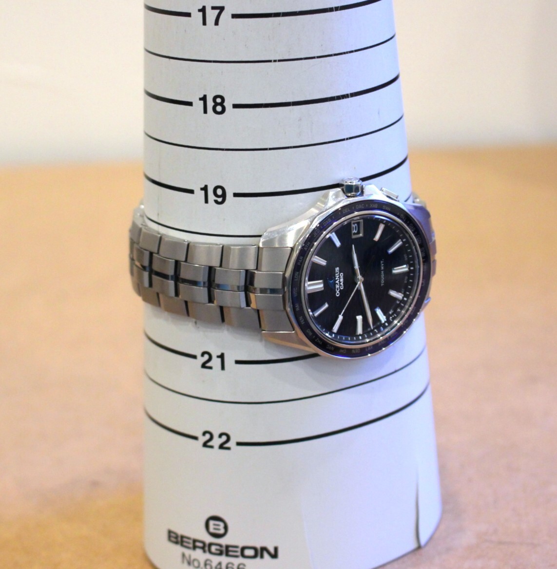 Watch CASIO (Casio) OCW S400 OCEANUS BL Dial Men s Solar Working Model VRW 1736