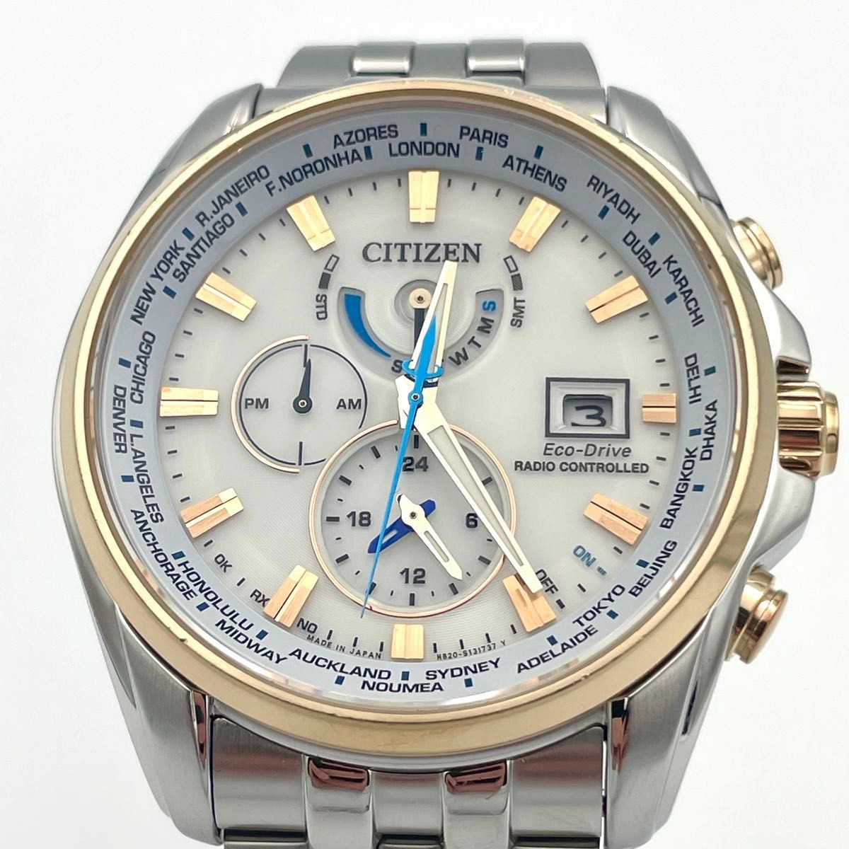 Citizen Attesa AT9064-53A H820 Limited Eco-Drive Radio Titanium