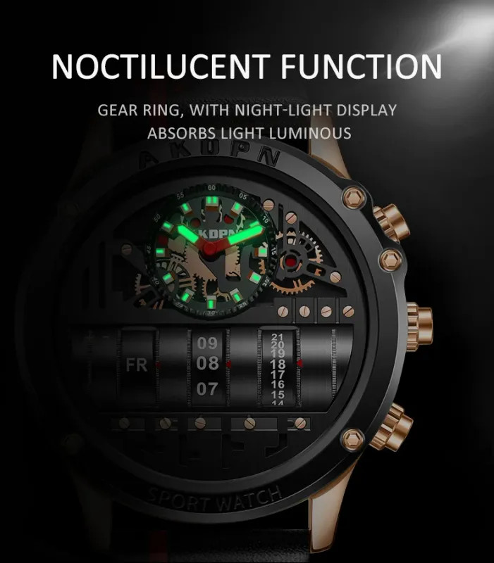 Luxury Electronic Watch For Men Business Watches Male Creative Men