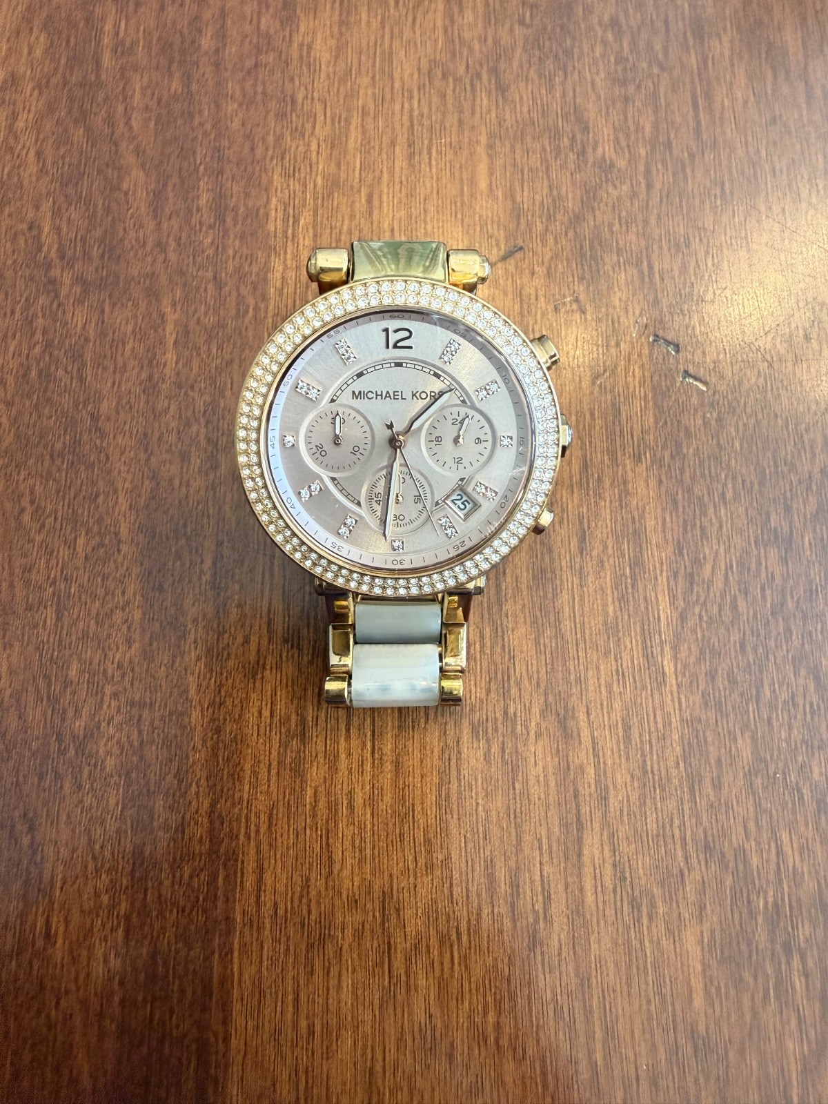 Michael Kors MK5896 Wrist Watch for Women Parker Rose Gold