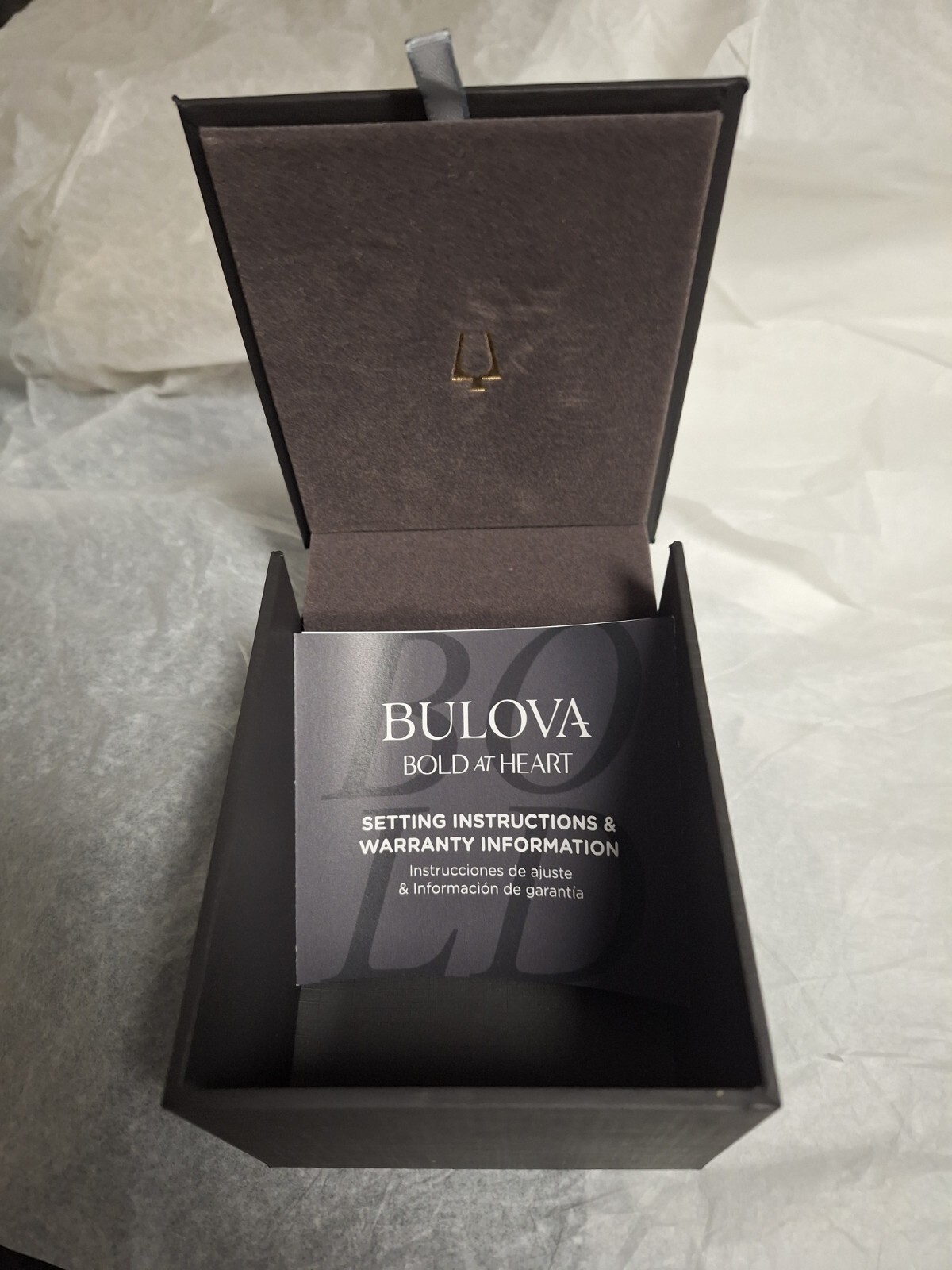Bulova Millennia Quartz Black Dial Gold Tone Stainless Steel Men’s Watch 97A183