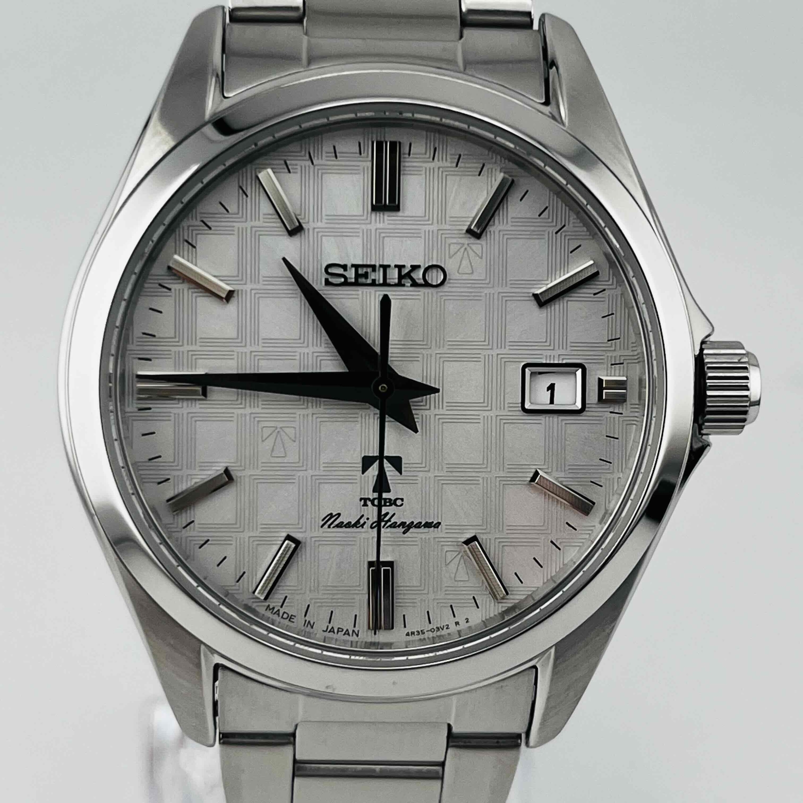 SEIKO 4R35-04T0 Automatic winding Naoki Hanzawa original limited edition 38.9mm