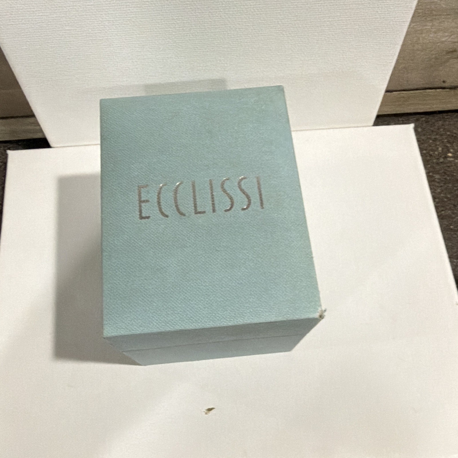 Ecclissi Women’s Oval Analog Quartz Bracelet Watch Gold/Silver w/Box