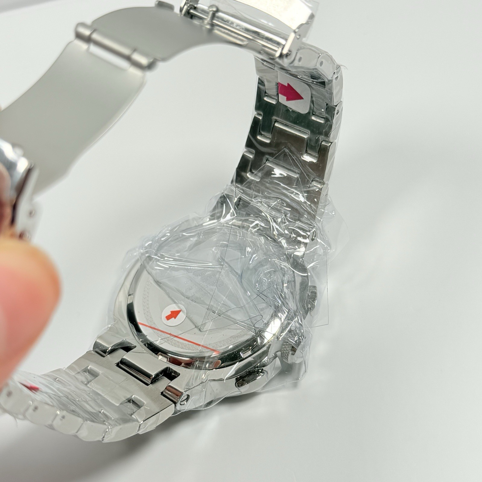 JBW Heist J6380D Diamond Bezel Multifunction Silver Dial Men’s Watch
