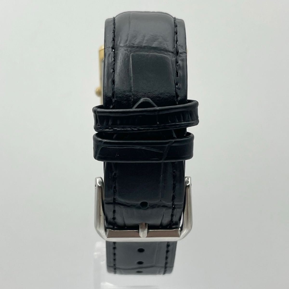 Vintage SEIKO Quartz Rectangular Gold Dial Watch