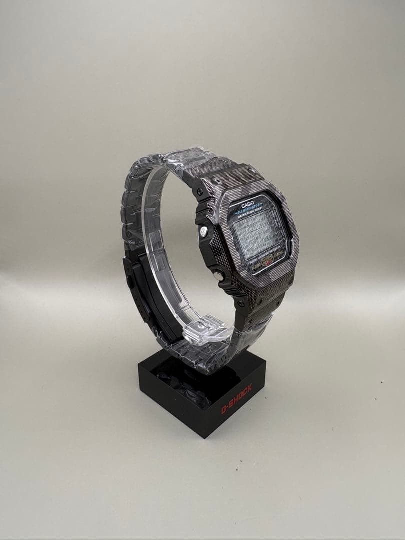 New battery included. CASIO G-SHOCK DW-5600E Camouflage Full Metal