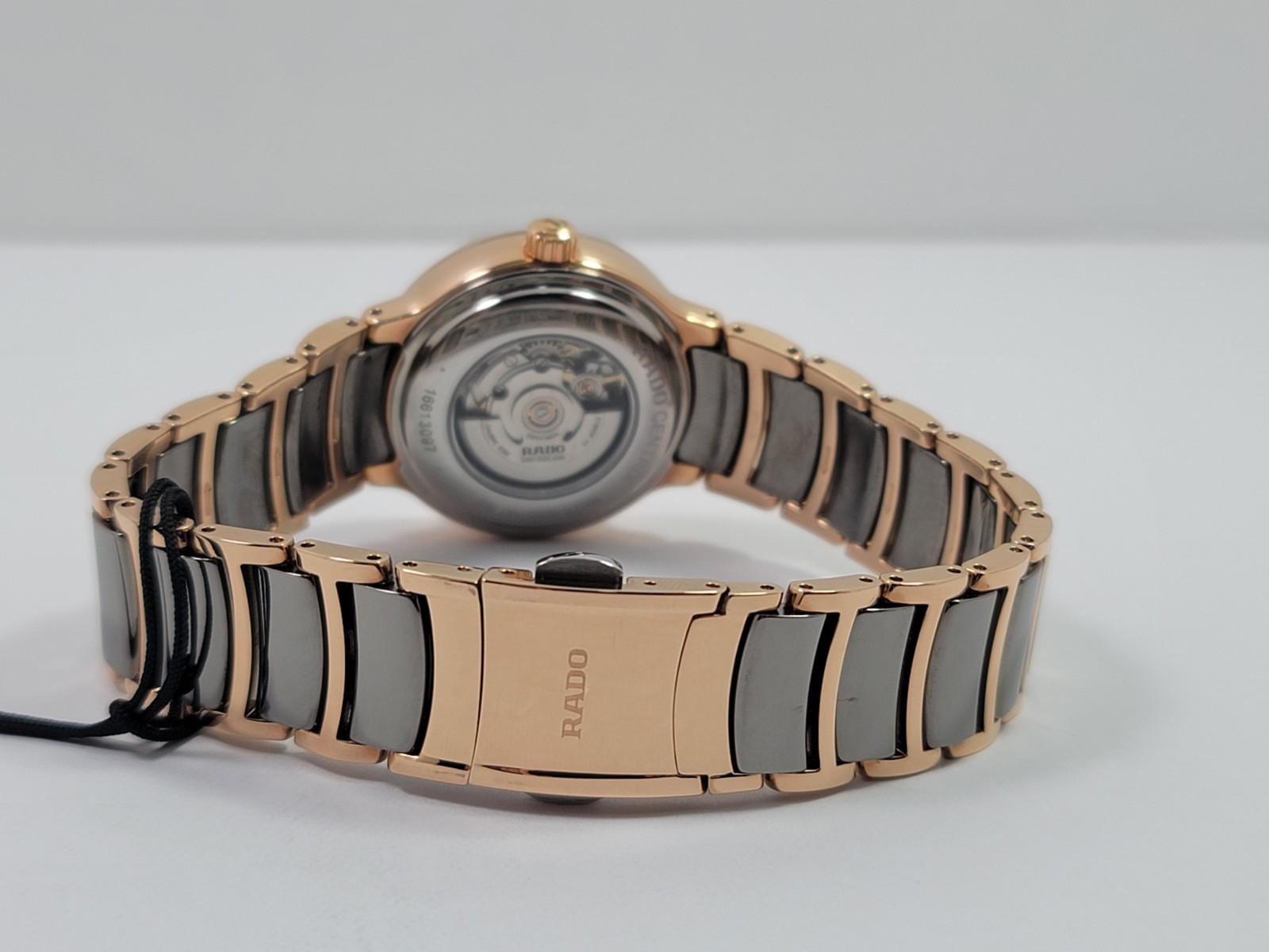 Rado Centrix SWISS Automatic Diamond White Dial Ceramic Ladies Watch R30019742