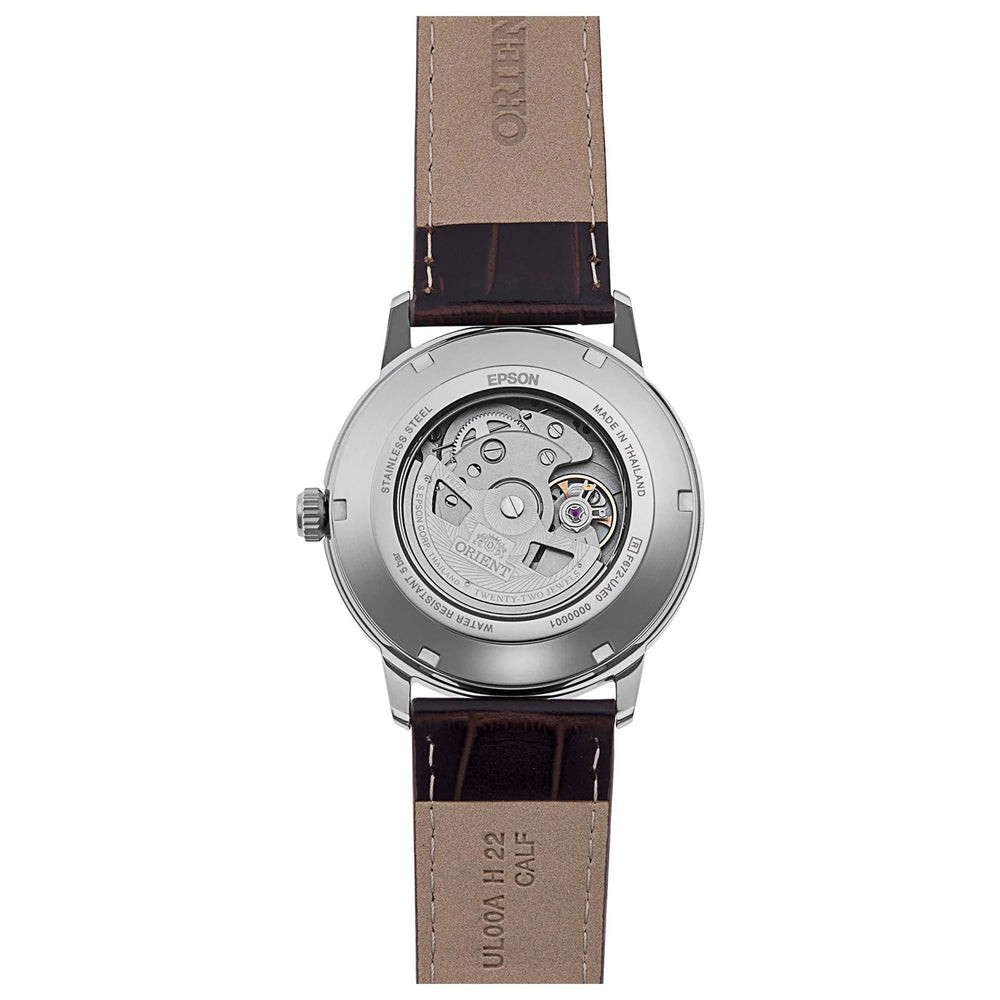 Orient Men’s Symphony III Beige Dial Automatic 42mm Watch RA-AC0F16S