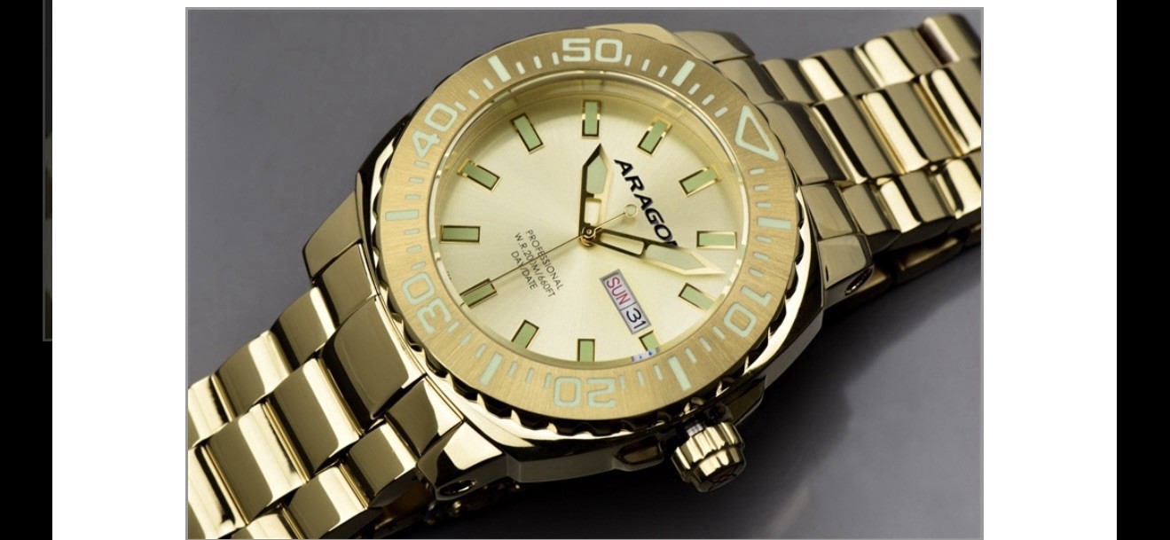Aragon Parma Gold Automatic 48mm