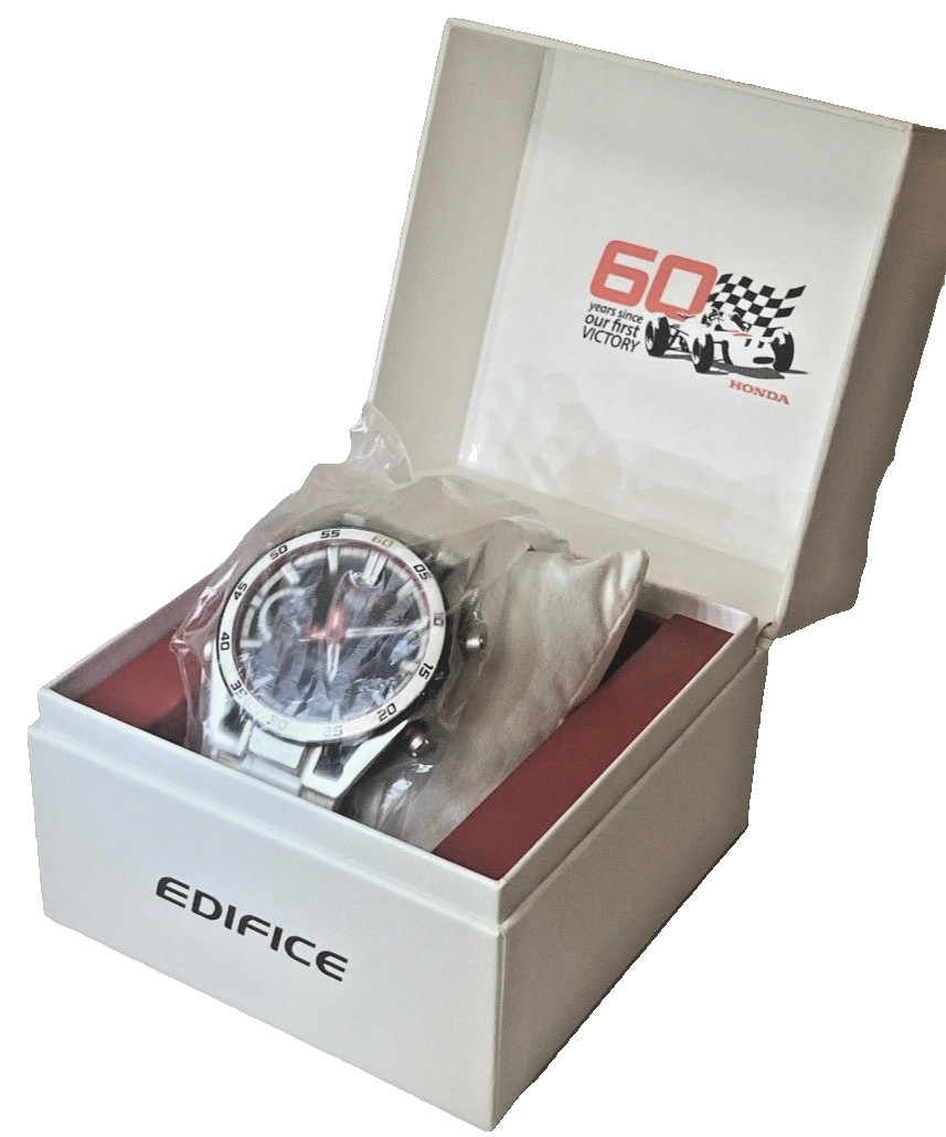 CASIO EDIFICE x HONDA Racing ECB-2300HR-1AJR 60th Limited Solar Watch Japan