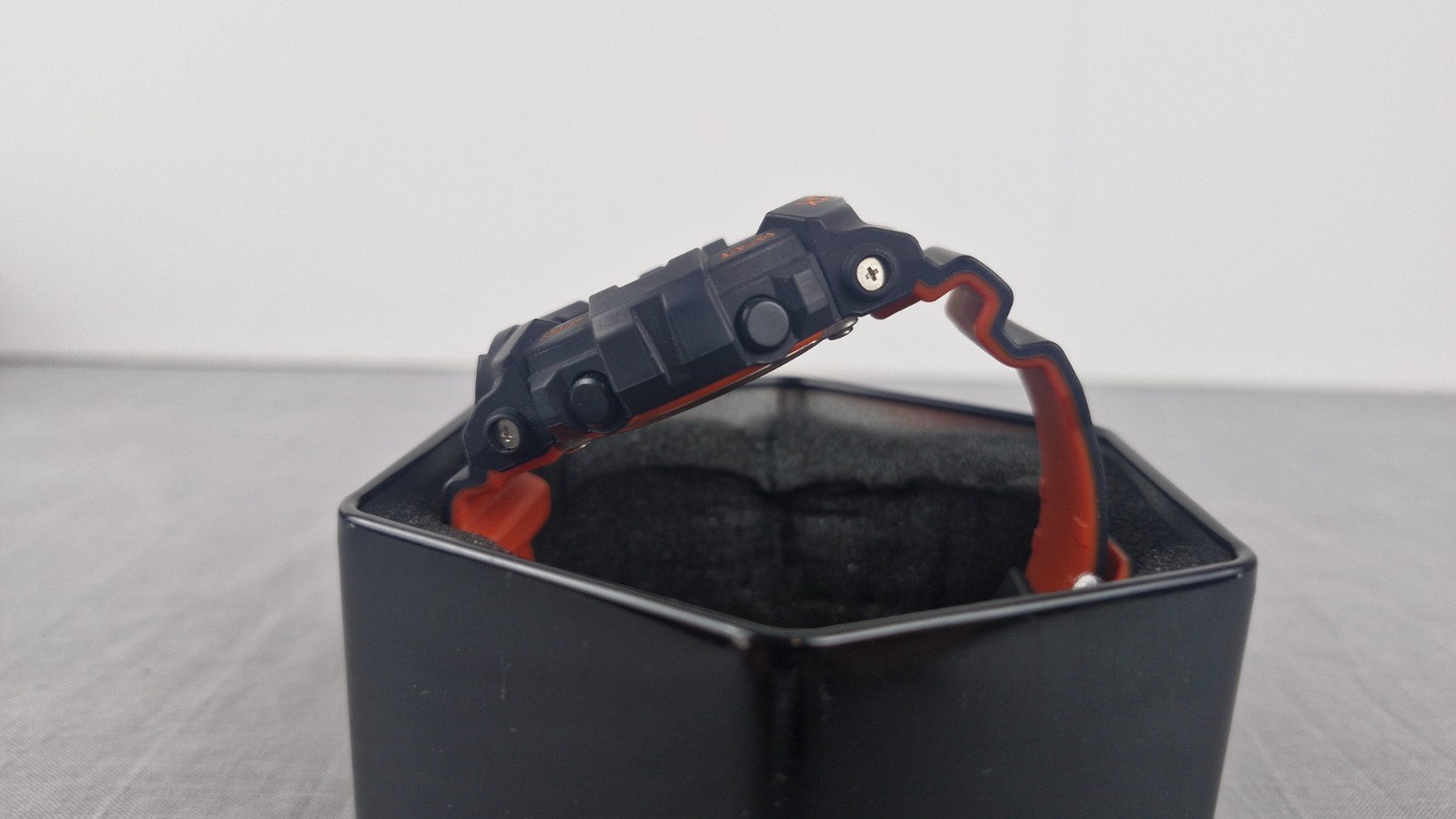 Casio G-Shock GA-800BR-1ADR Men’s Black Matte Orange Watch