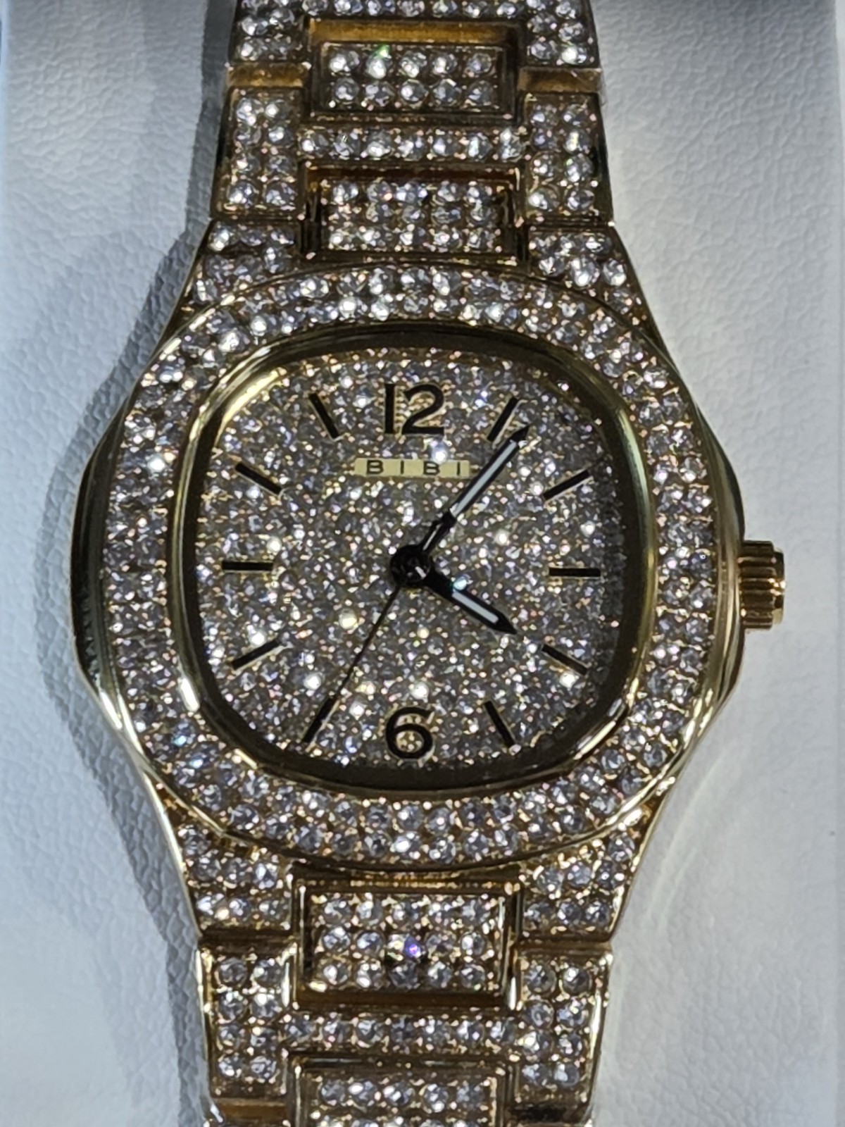BIBI B0260 Gold With Crystals