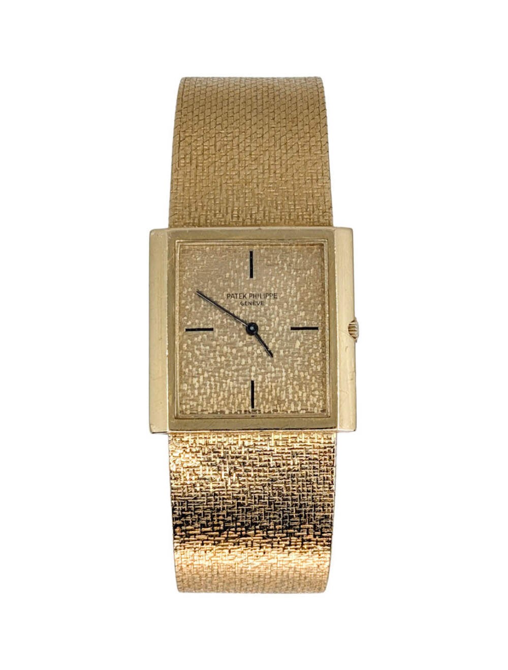Patek Philippe Vintage 18K Yellow Gold Bracelet Watch 3491 Box Service Papers